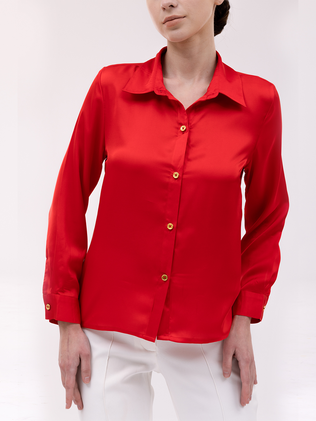 Red 9-5 Sleek Shirt -3