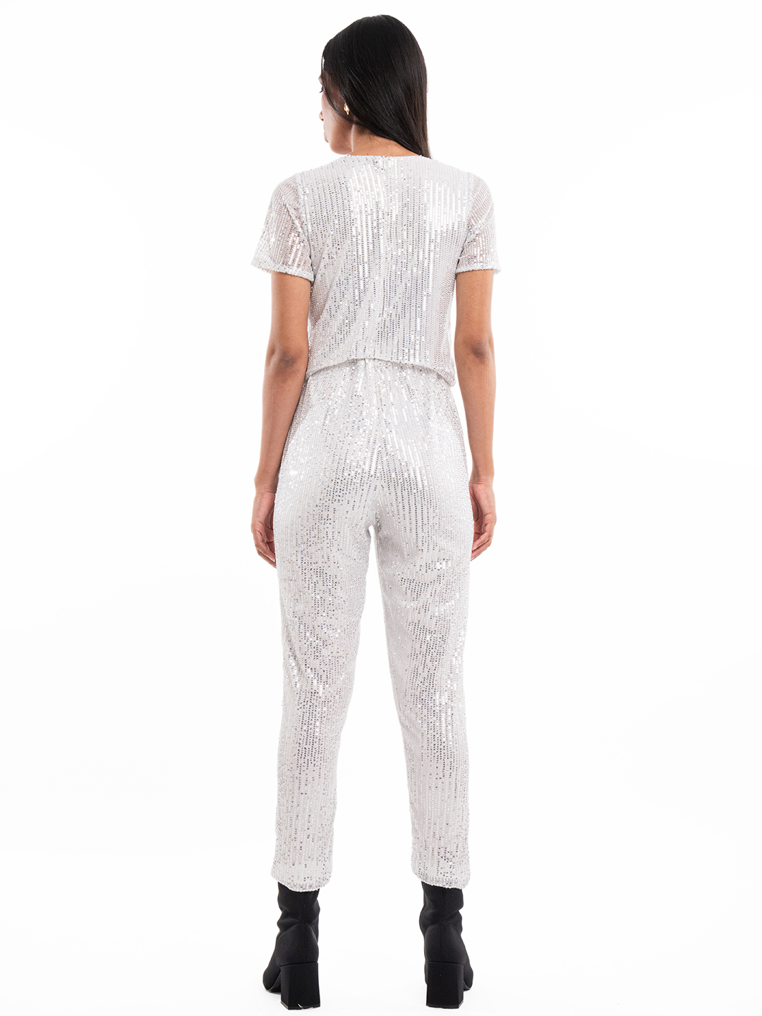 Bling it on Jumpsuit White -1