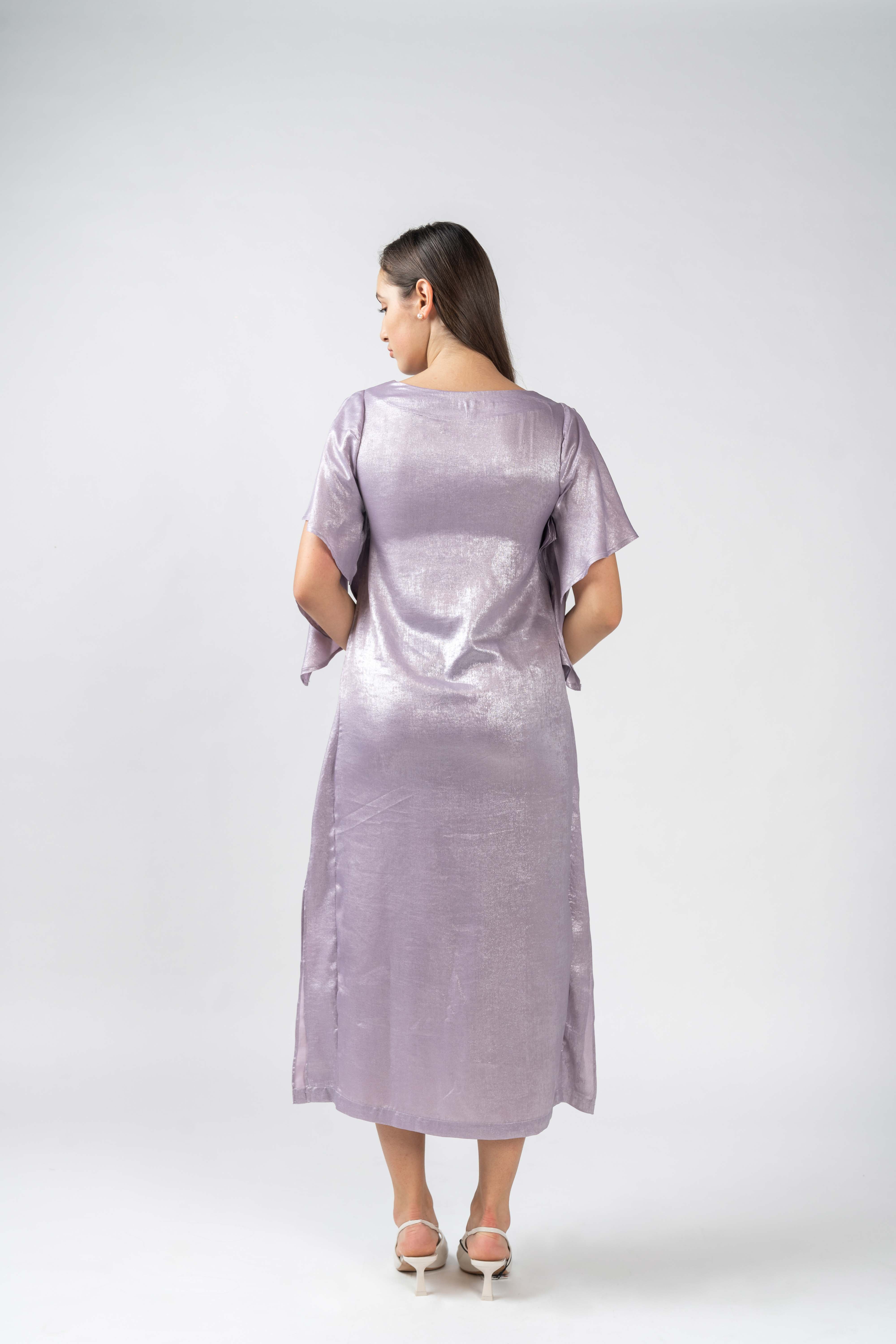 Kaftan Maxi  Dress Lavender -2