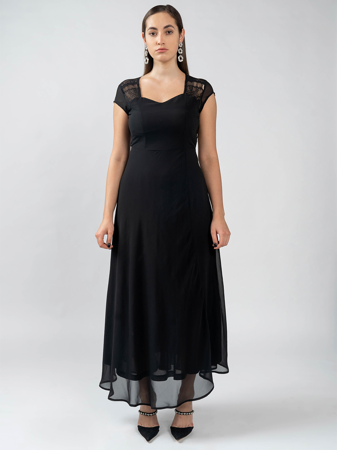 Lace gown dress - Front