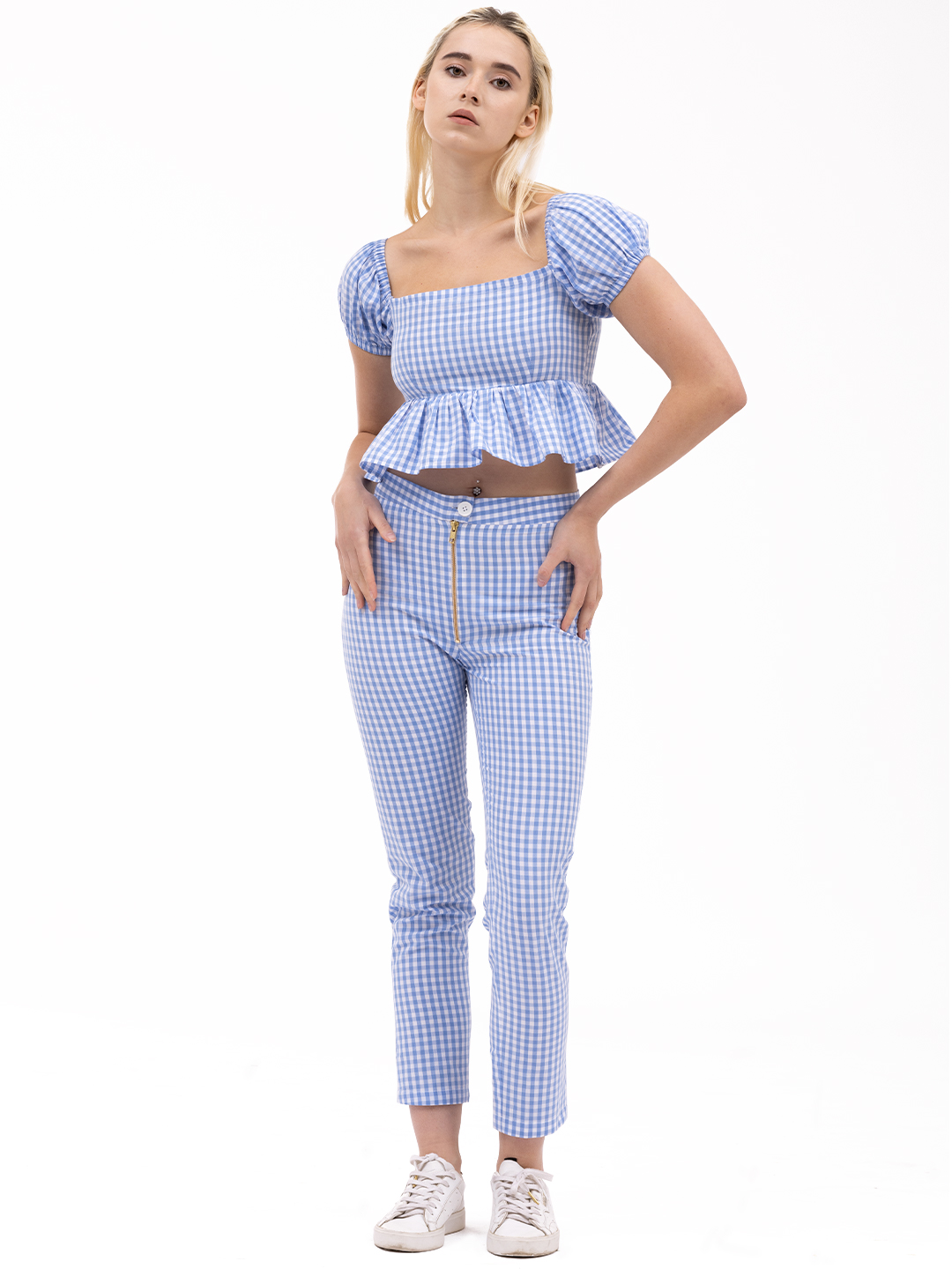 Blue  Everyday  Essential Co-Ord Set -0