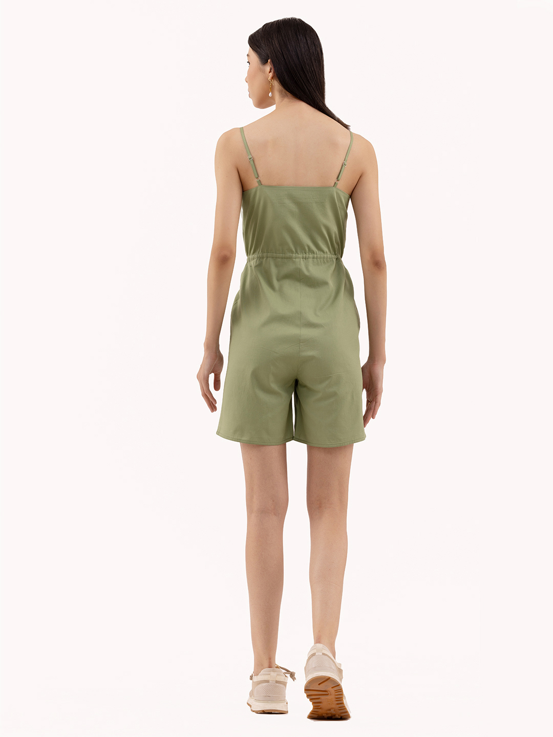 Weekend Strappy  Romper Jumpsuits - Back
