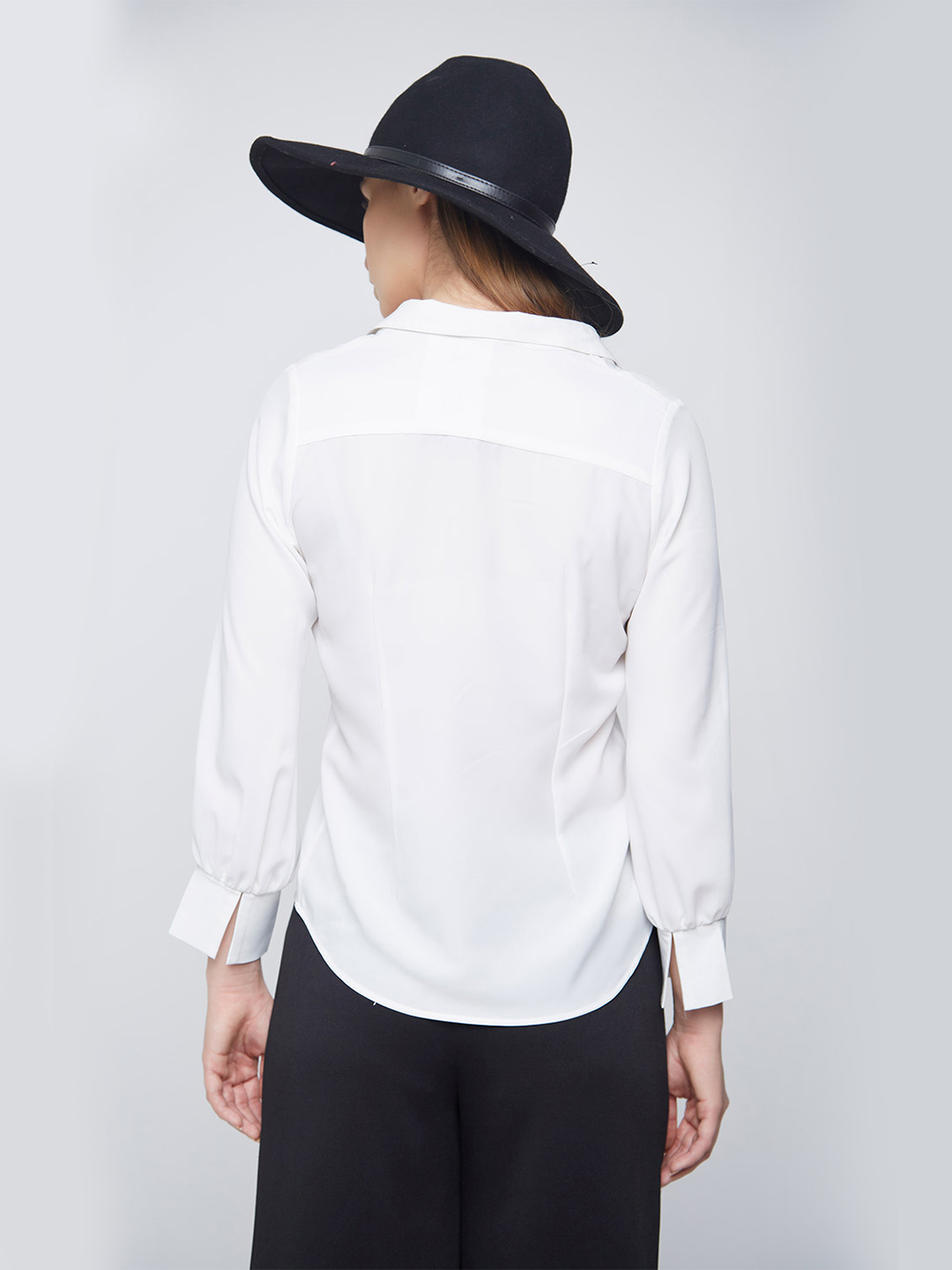 Business Formal Shirt White - Back