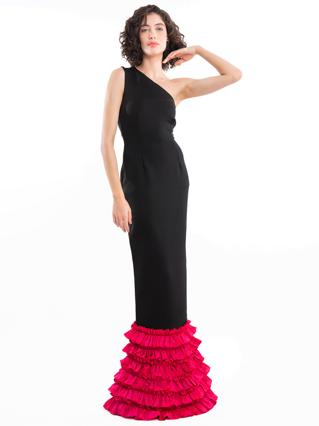Ruffle Glam Gala Dress -2