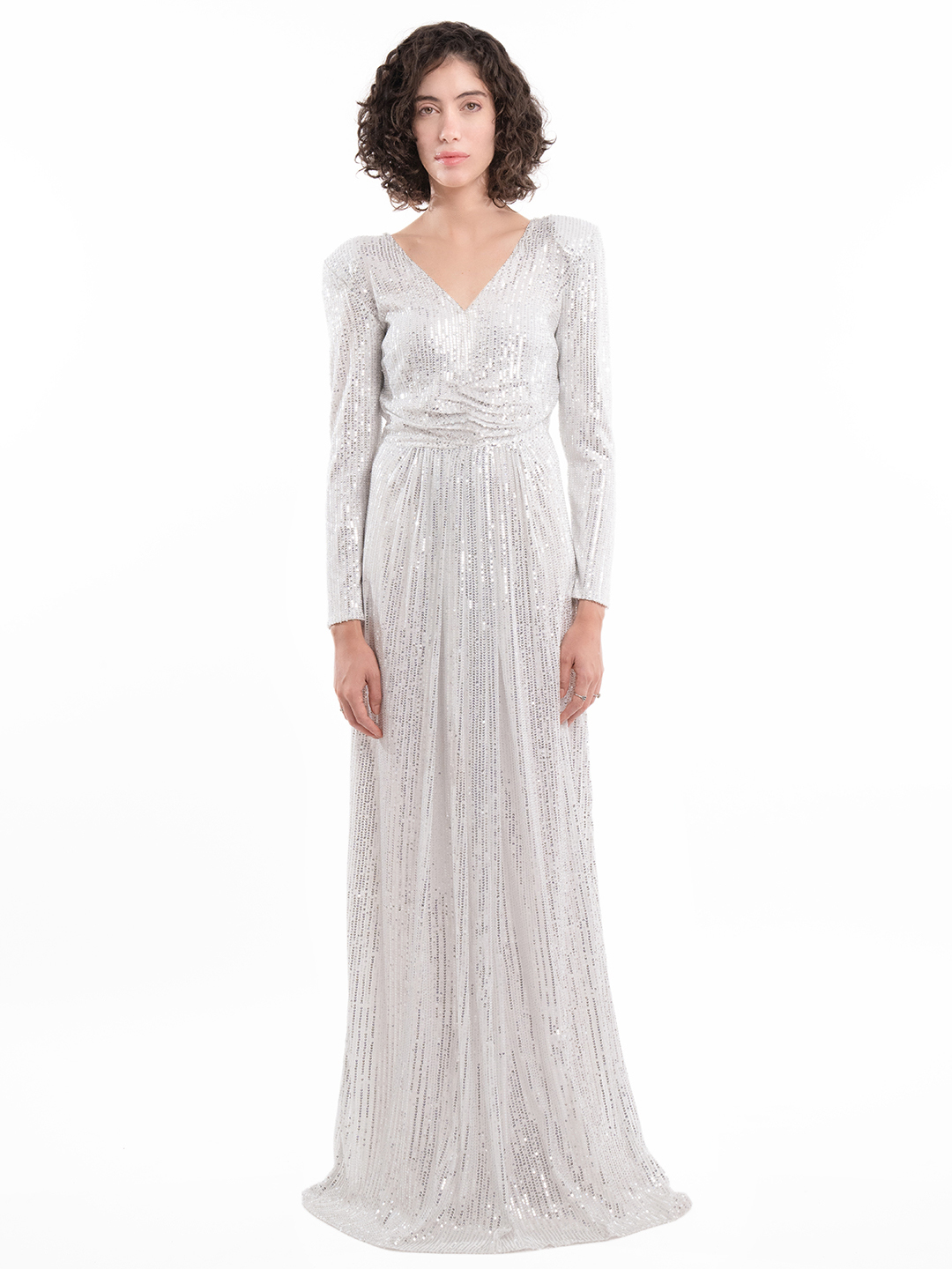 Dazzle In Divine White Dress - Front