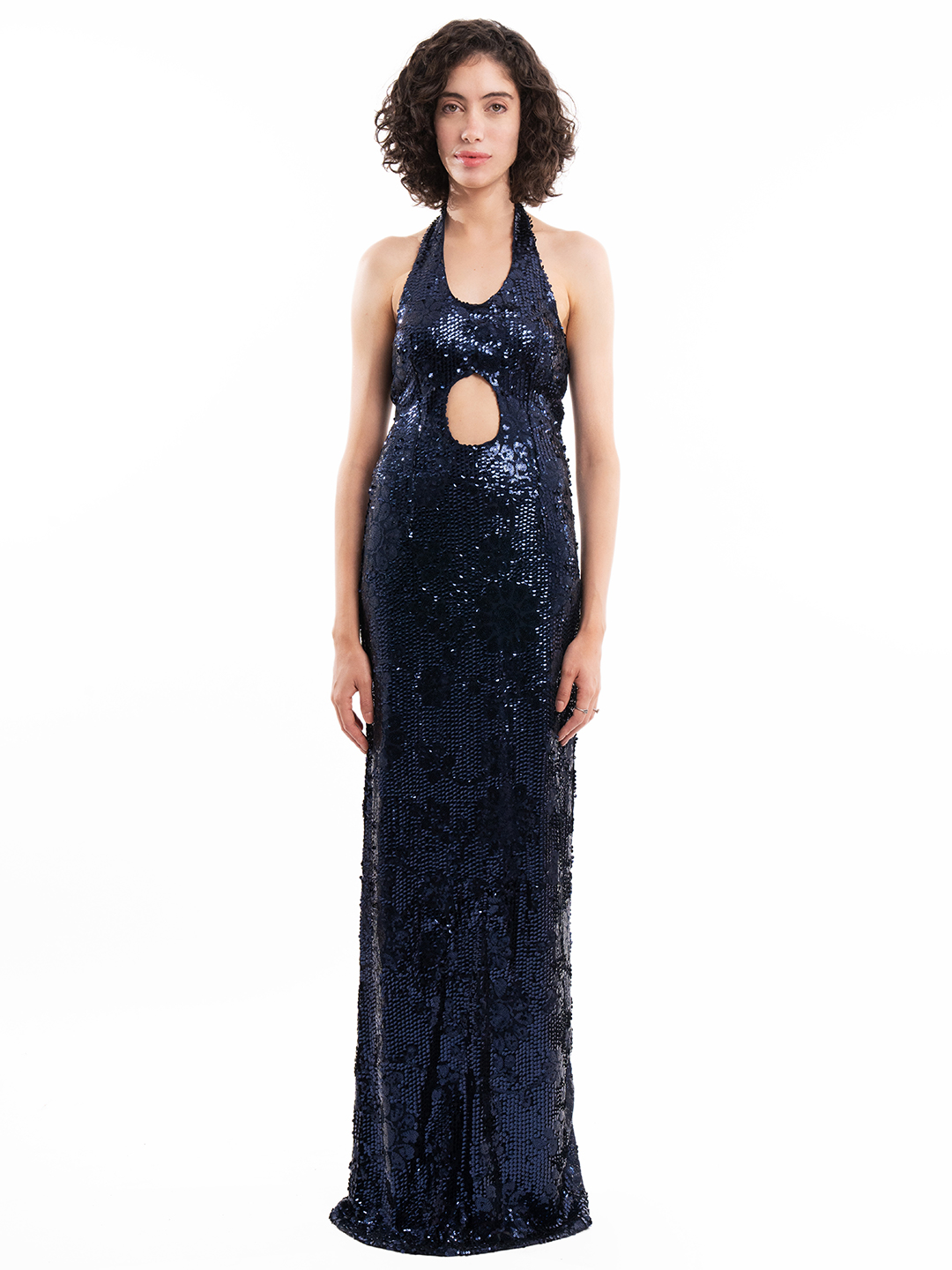 Glitterati Gala Gown Blue Dress -0
