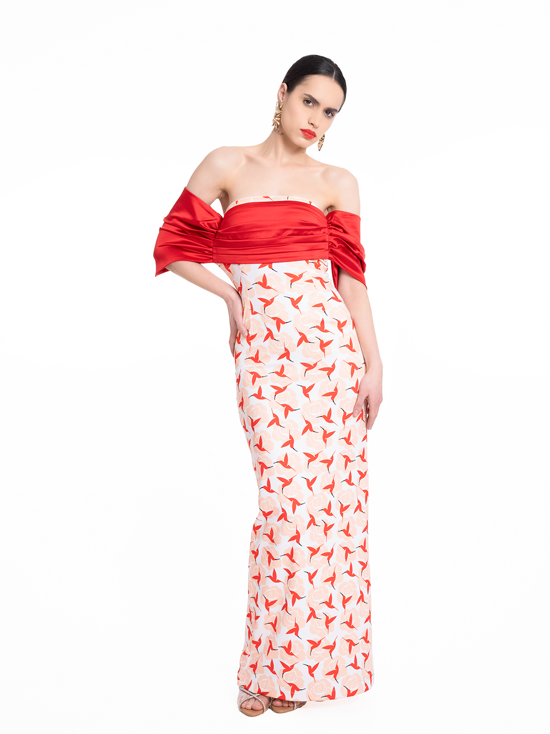 Scarlet Petal Parade Dress -2