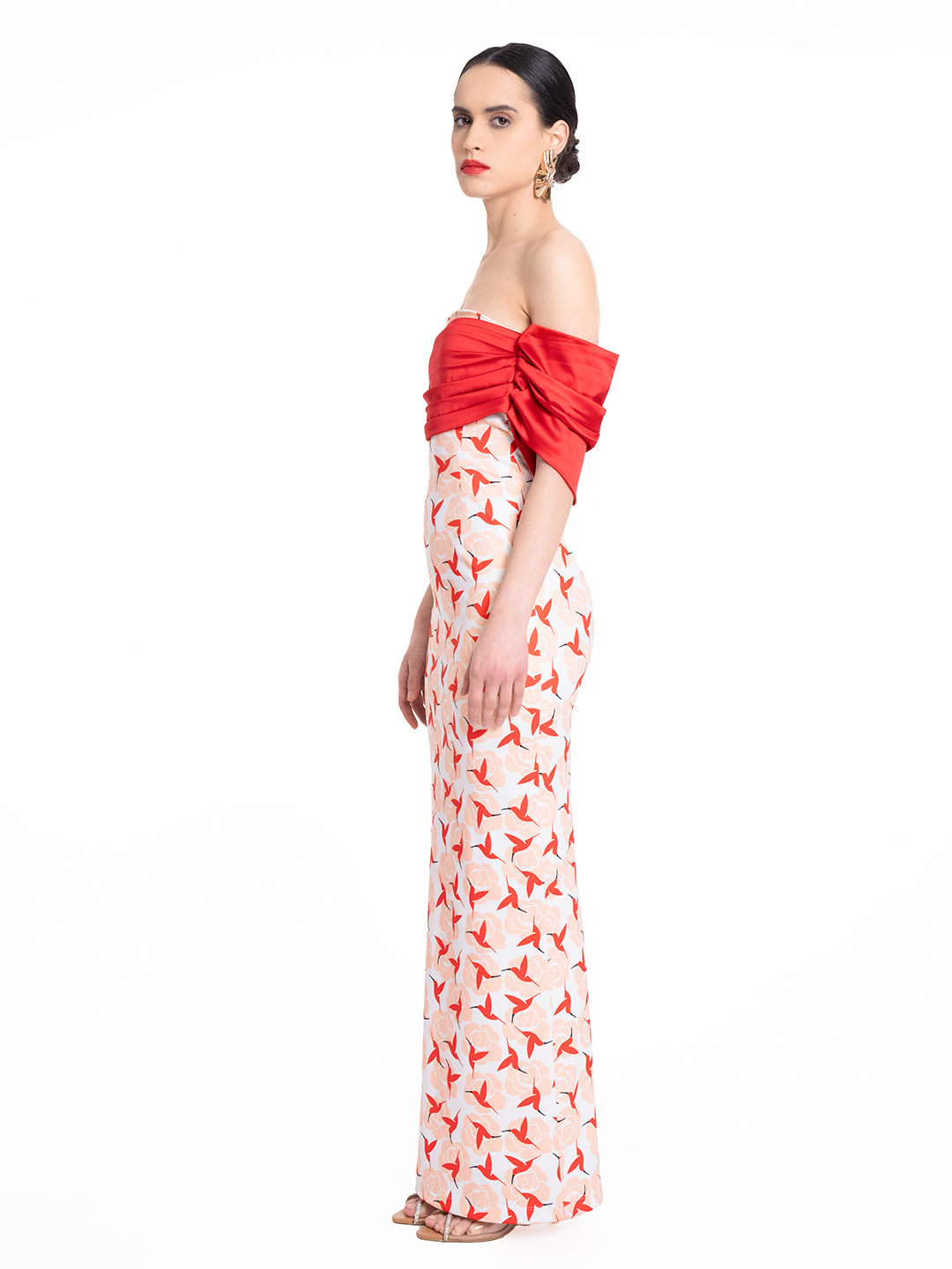 Scarlet Petal Parade Dress -0