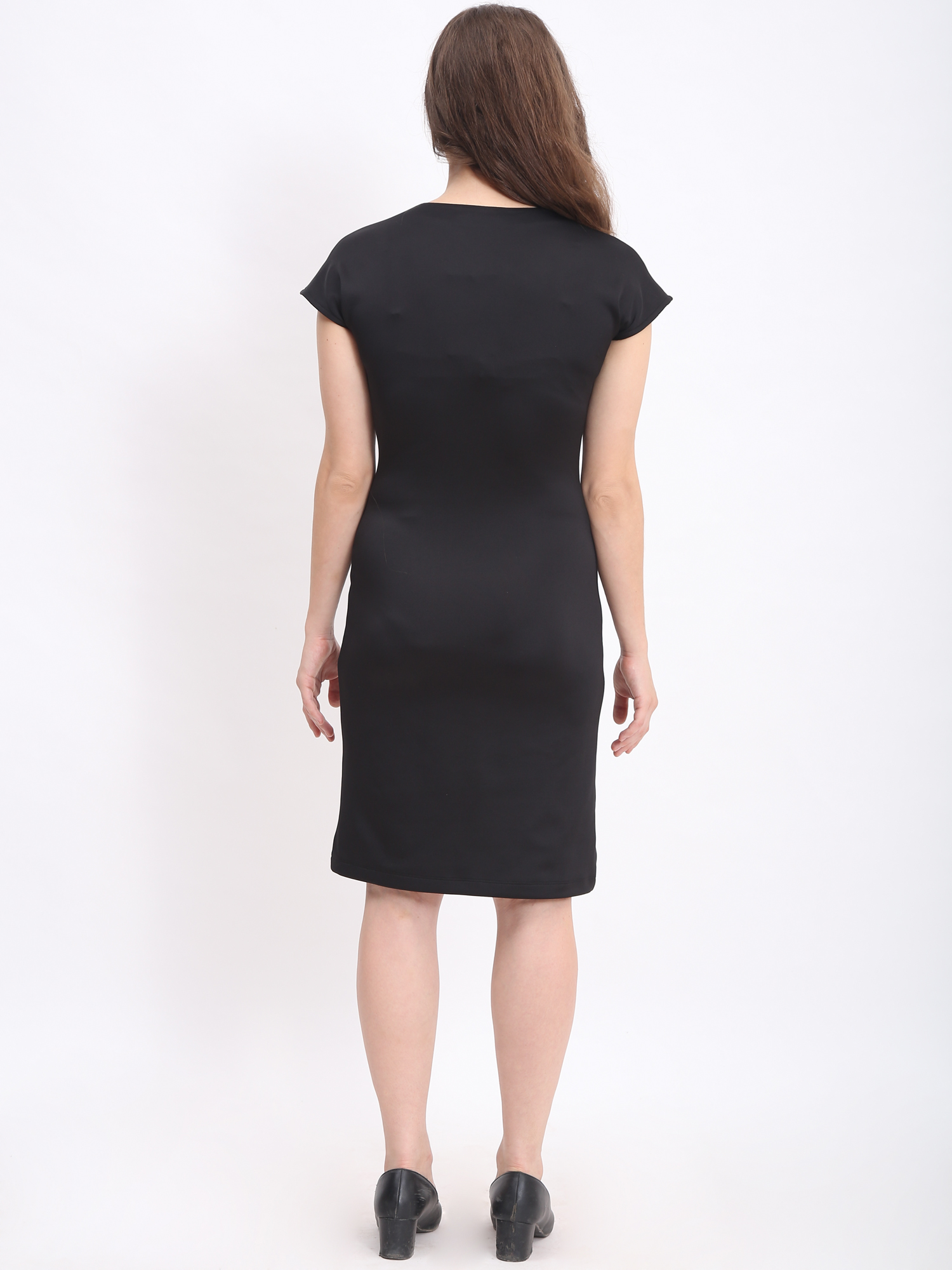 Diagonal Formal Fitted Dress -3